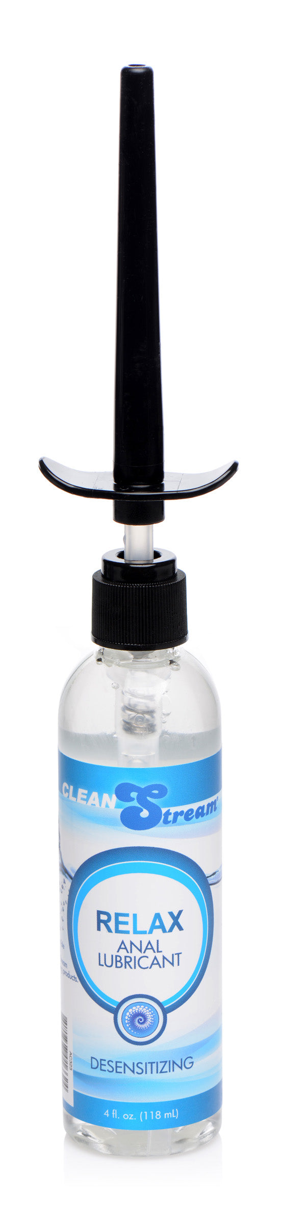 Lube Applicator CleanStream Relax Desensitizing Anal Lube with Injector Kit - 4 oz