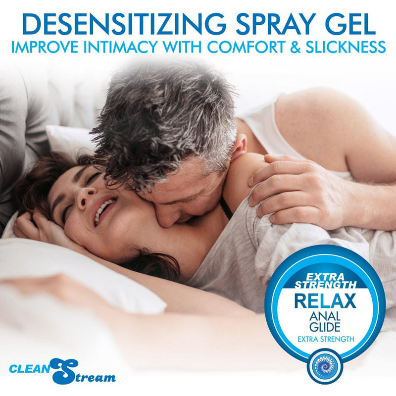 Lube Applicator CleanStream Relax Desensitizing Anal Lube with Injector Kit - 4 oz