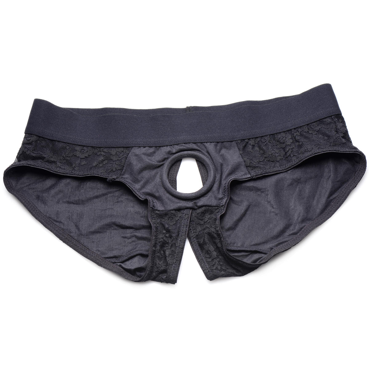 Lace Envy Crotchless Panty Harness, 3XL