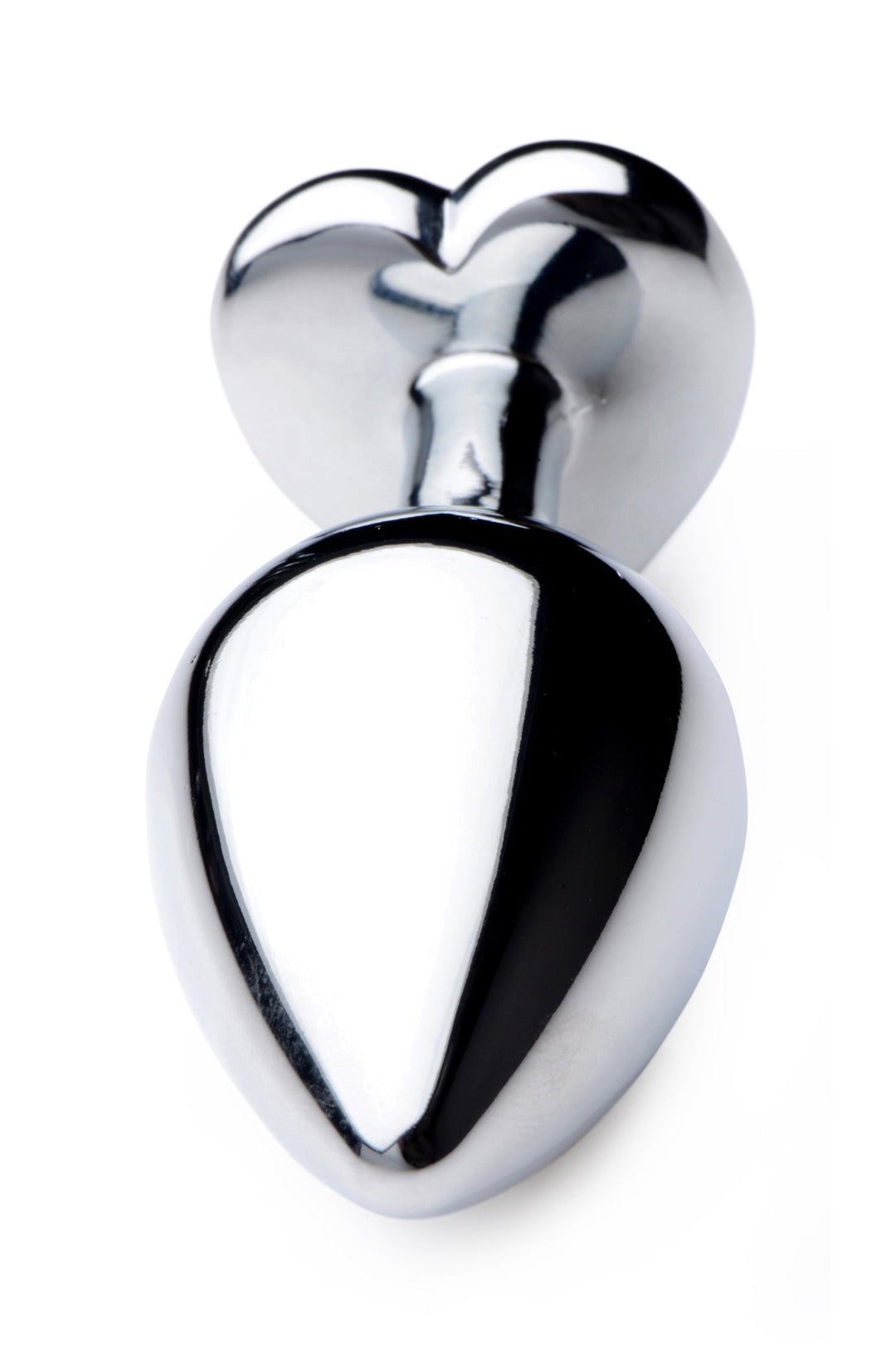 Heart Gem Anal Plug in Black Medium