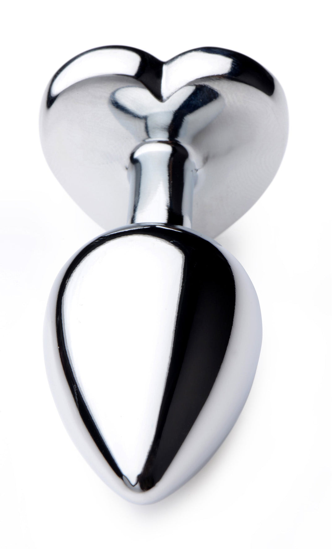 Heart Gem Anal Plug in Black Small