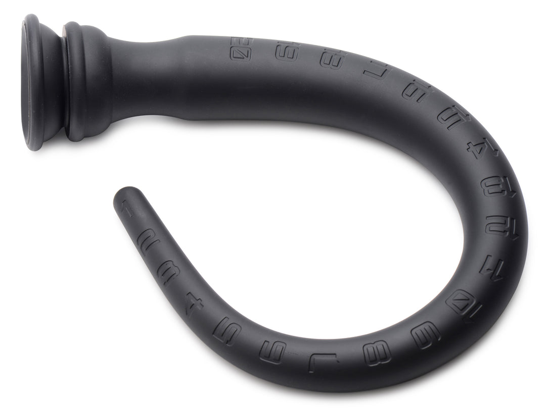 Black Silicone 22 Inch Tapered Anal Hose