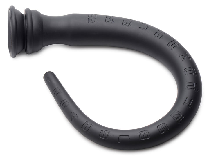 Black Silicone 22 Inch Tapered Anal Hose