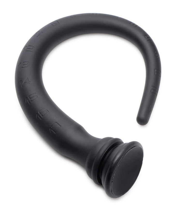 Black Silicone 18 Inch Tapered Anal Hose