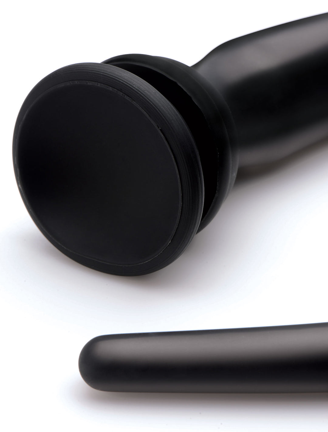 Black Silicone 18 Inch Tapered Anal Hose