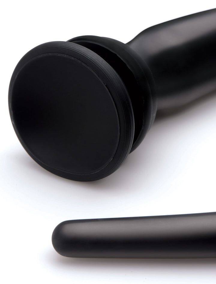 Black Silicone 18 Inch Tapered Anal Hose