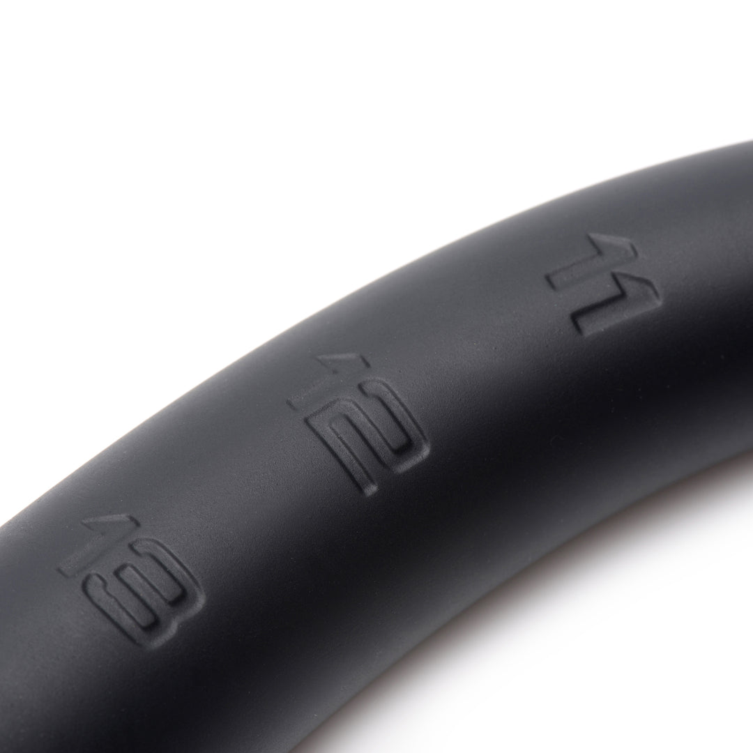 Black Silicone 15 Inch Tapered Anal Hose