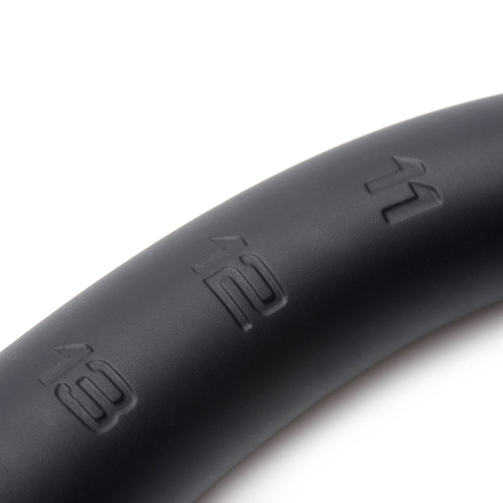Black Silicone 15 Inch Tapered Anal Hose