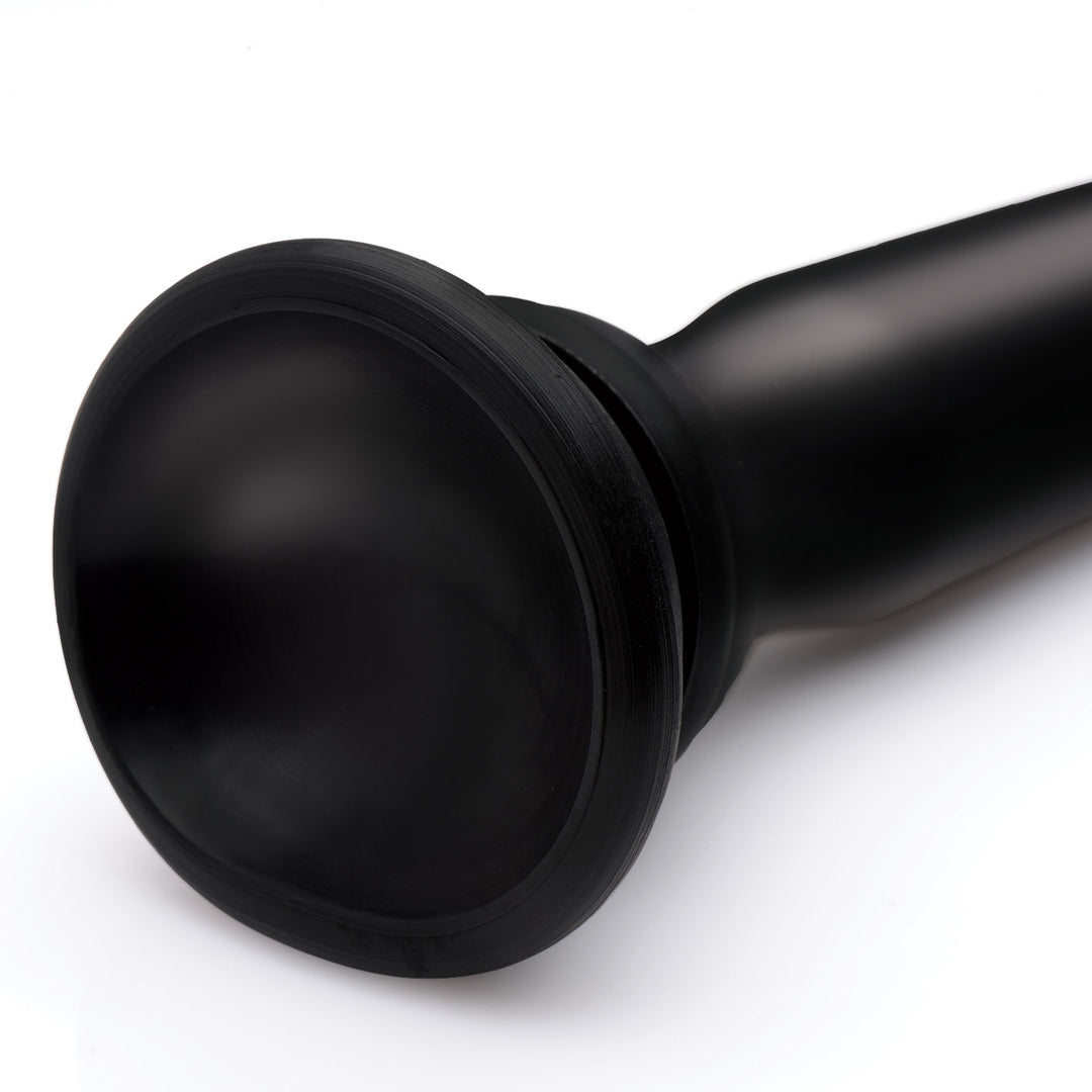 Black Silicone 15 Inch Tapered Anal Hose
