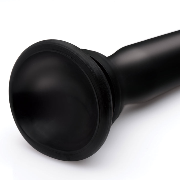 Black Silicone 15 Inch Tapered Anal Hose