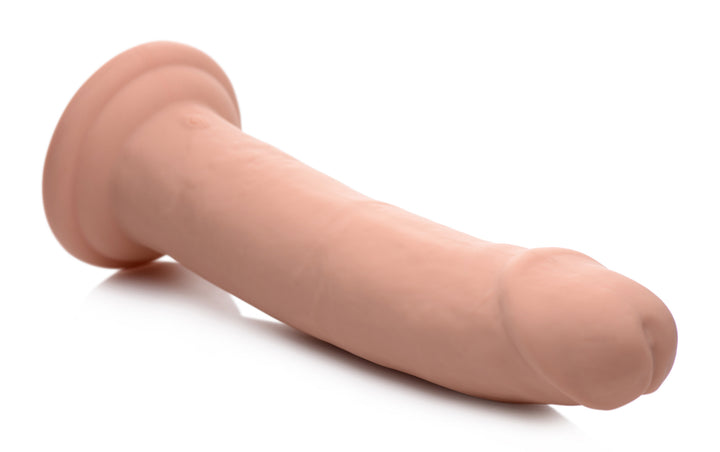 7X Inflatable and Vibrating 8.5 Inch Remote Control Silicone Dildo