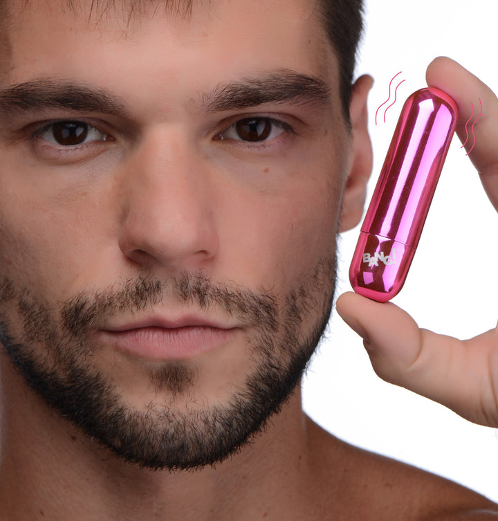 10X Rechargeable Pink Bullet Vibrator