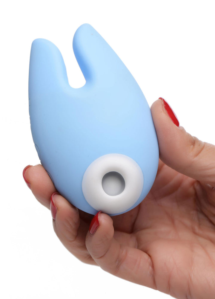 Sucky Bunny Silicone Clitoral Stimulator - Blue