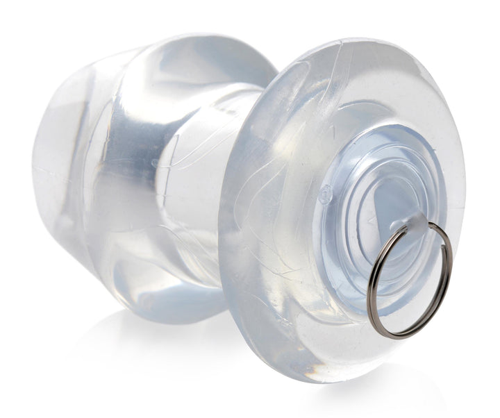 Ass Bung Clear Hollow Anal Dilator with Plug - Medium