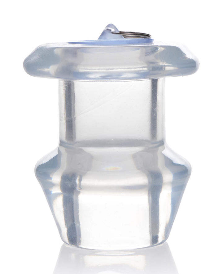 Ass Bung Clear Hollow Anal Dilator with Plug - XL