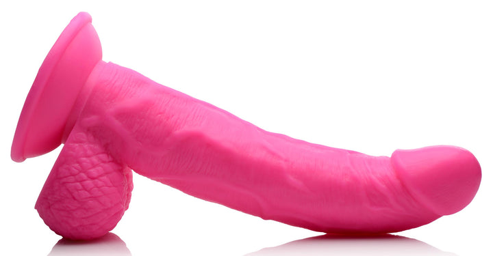 7.5 Inch Realistic G-Spot Dildo with Balls - Pink