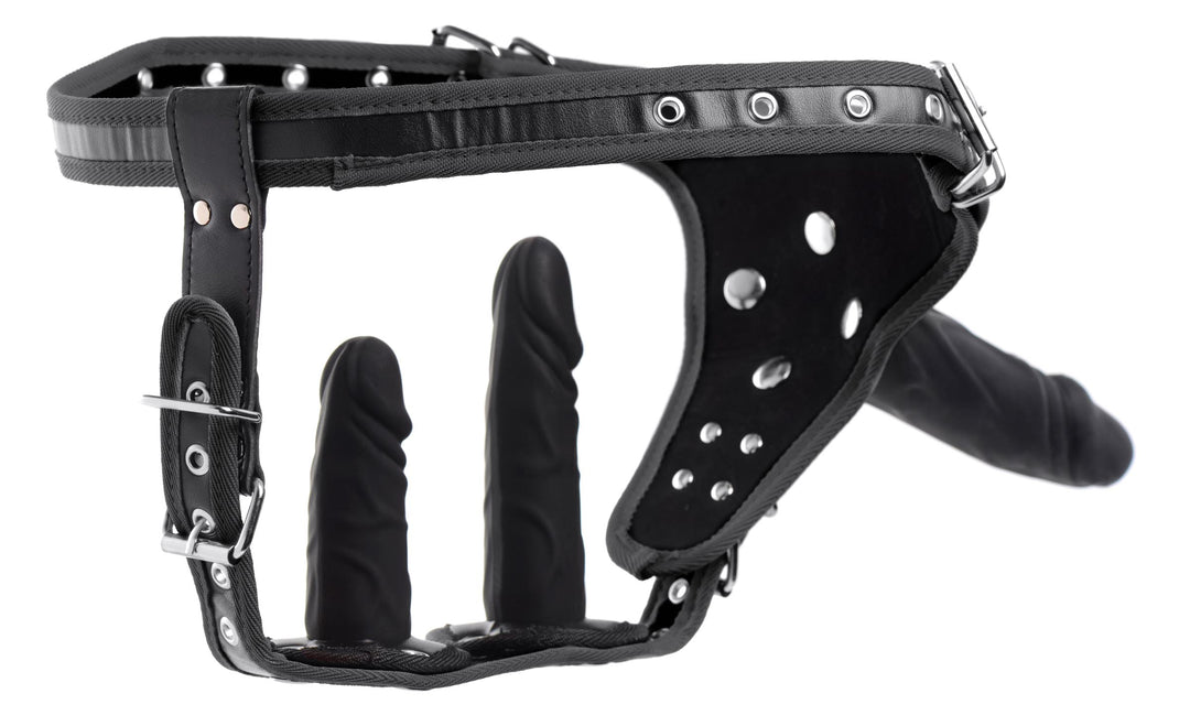 Double Penetration Strap On Harness XR Brands