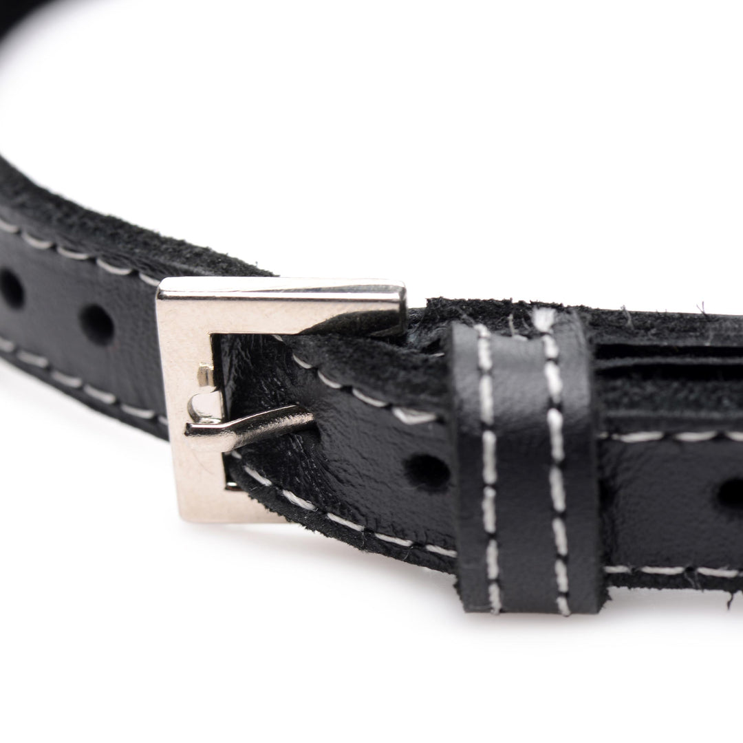 Bling Vixen Leather Choker with Rhinestones -