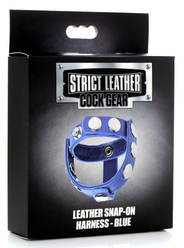 Leather Snap-on Cock Harness -