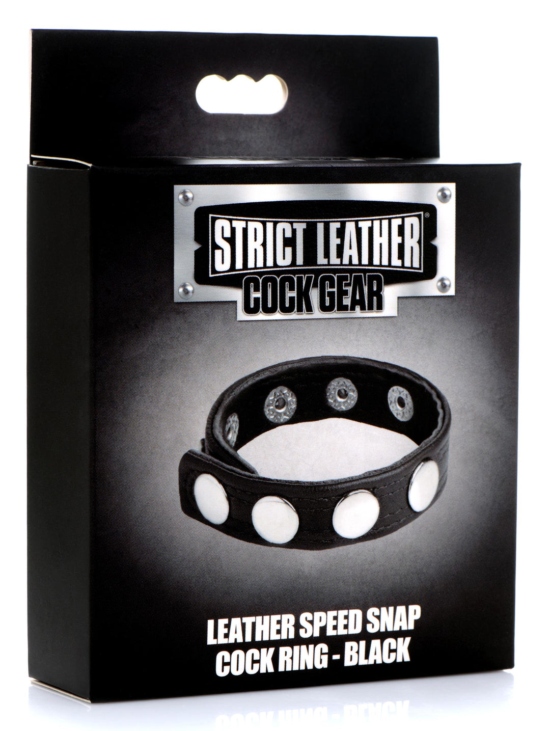 Leather Speed Snap Cock Ring -
