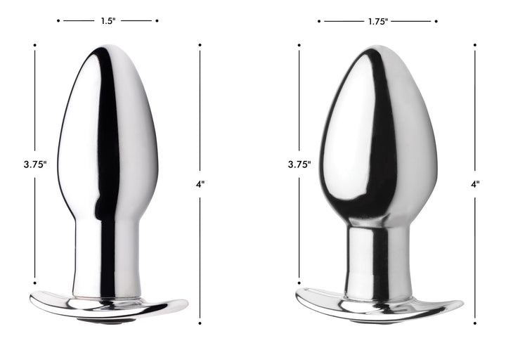 Chrome Blast 7X Rechargeable Butt Plug with Remote Control - Small