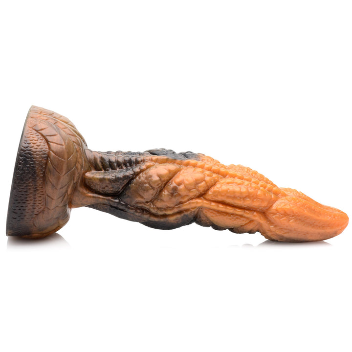 Ravager 8 Inch Silicone Rippled Dragon Dildo w/ Suction Cup