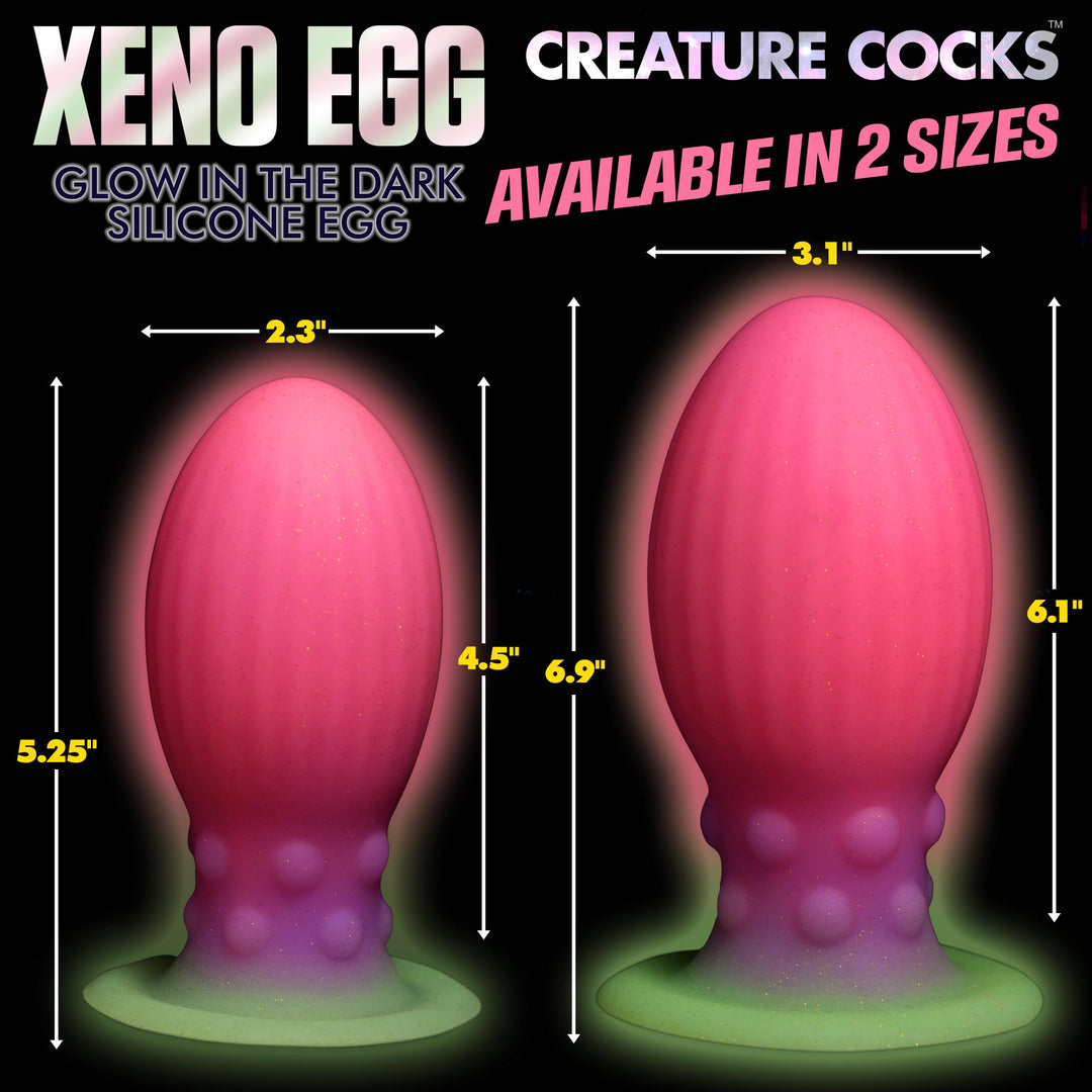 Xeno Egg Silicone Fantasy Butt Plug in 2 SIZES