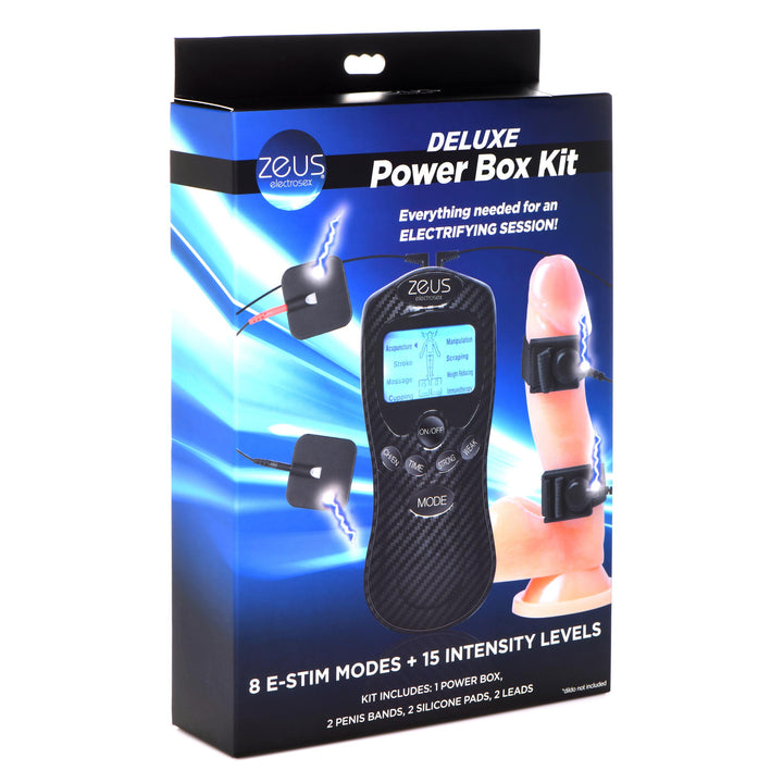 Deluxe Electrosex Power E-Stim Box Kit