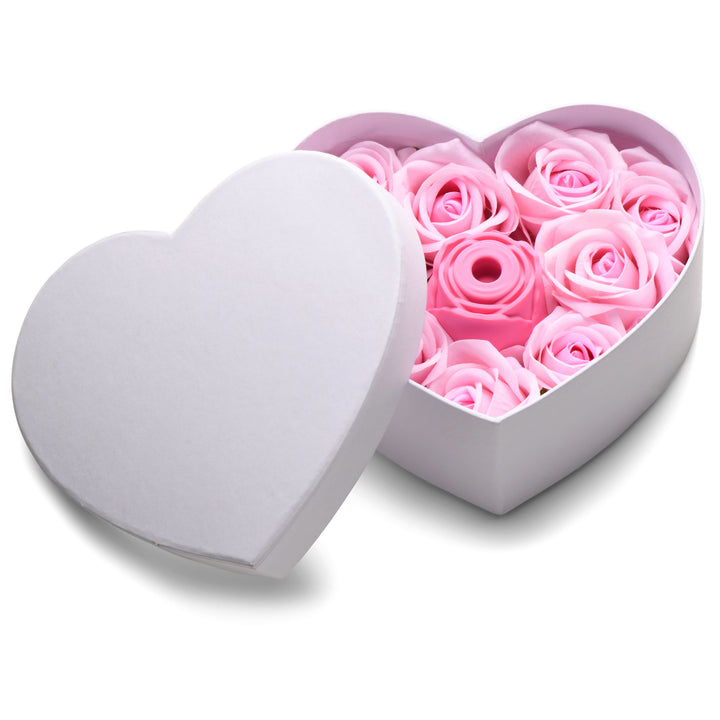 Rose Lovers Gift Box 10X Clit Suction Rose, Pink
