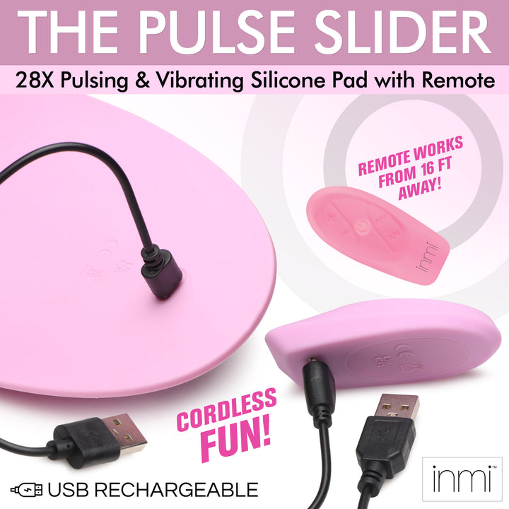 Pulse Slider 28X Pulsing and Vibrating Grinding Pad with Remote