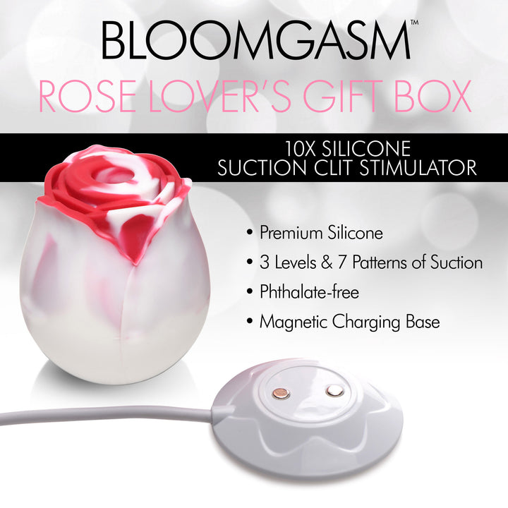Rose Lovers Gift Box 10X Clit Suction Rose, Swirl