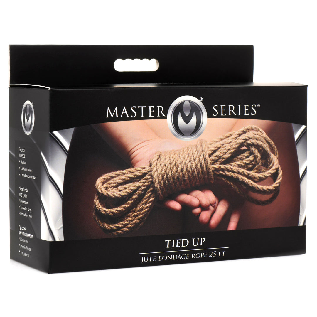 Tied Up Natural Jute Bondage Rope