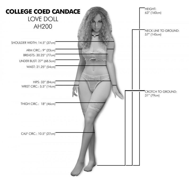 College Coed Candace Love Doll | Realistic Sex Doll - Real Sex Doll