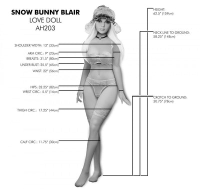 Snow Bunny Blair Love Doll | Realistic Sex Doll - Real Love Doll
