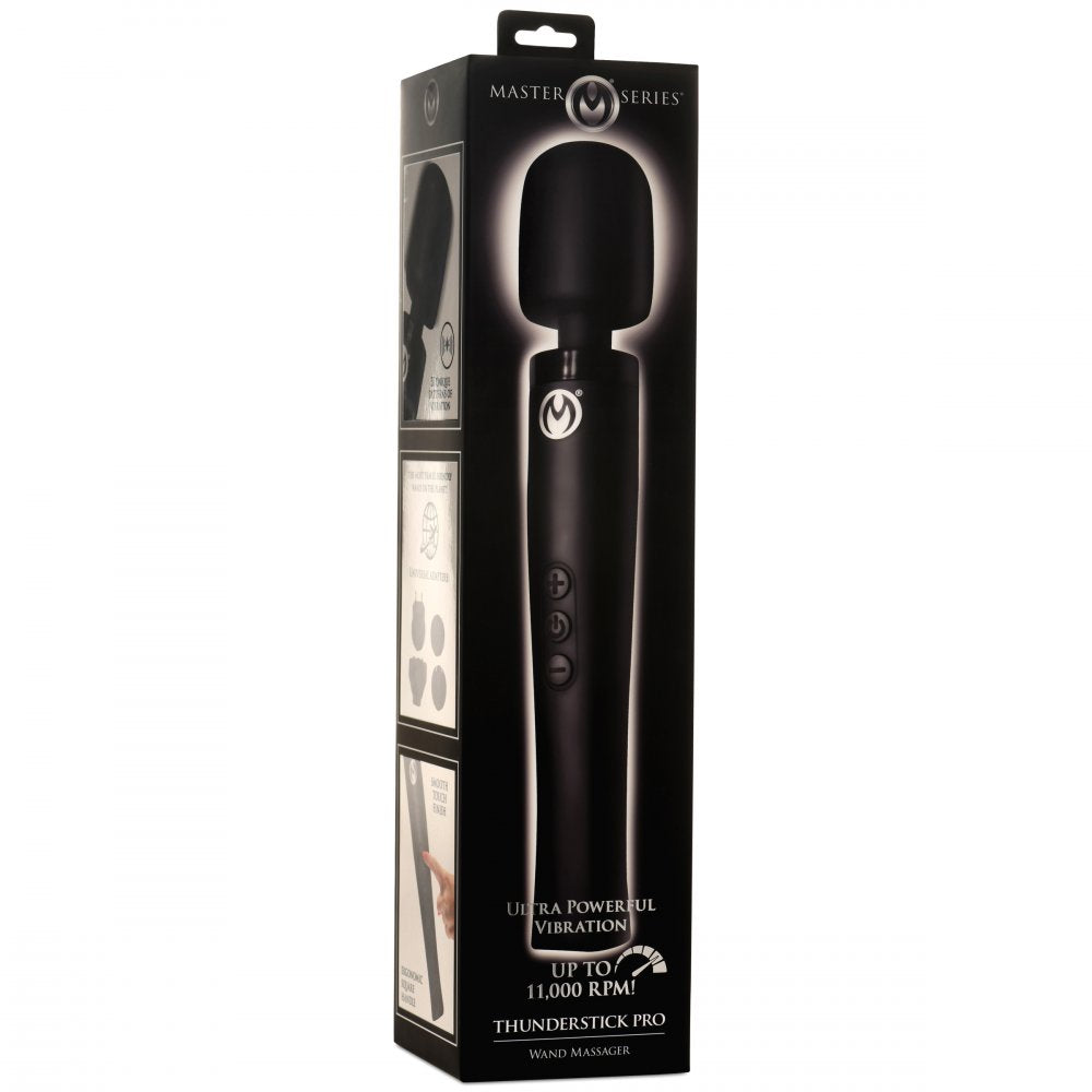 🤯 Thunderstick Pro Silicone 11 000 RPM Wand Massager