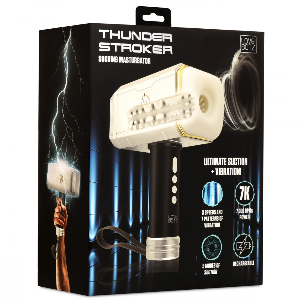 Thunder Stroker Vibrating and Sucking Masturbator