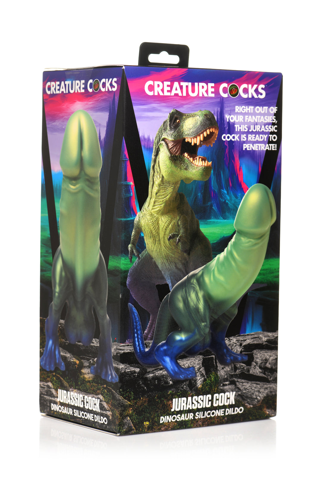Jurassic Cock 10 Inch Silicone Dinosaur Dildo