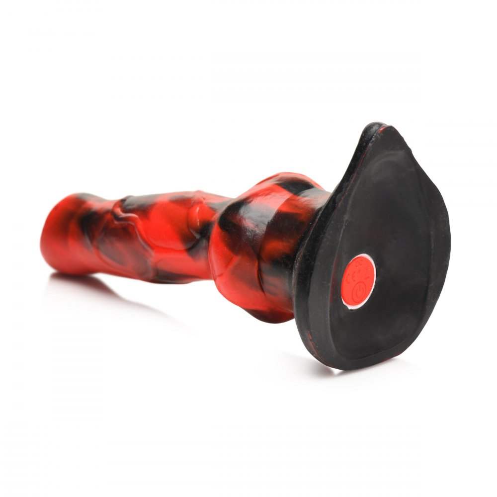 Vibra Beast 7.4 Inch Vibrating Silicone Dog Dildo w/ Suction Cup