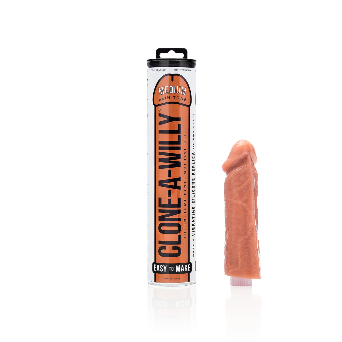 Clone-A-Willy Vibrating Silicone Penis Casting Kit, Medium Tone