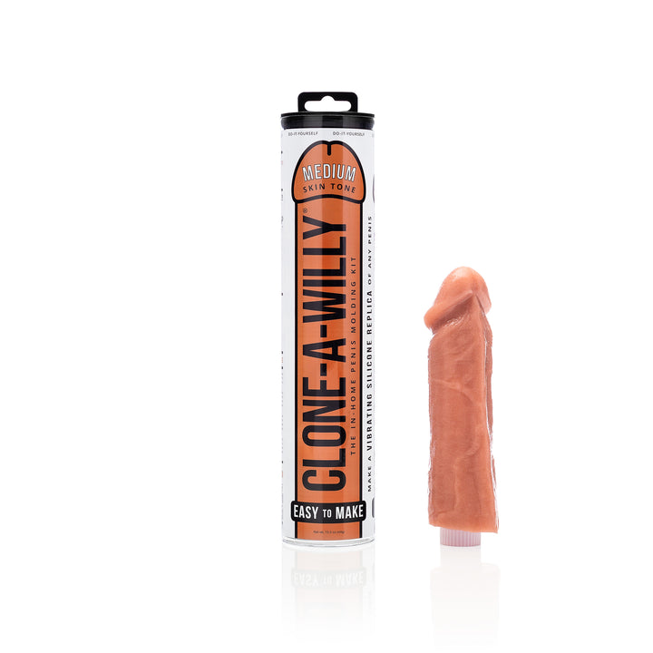 Clone-A-Willy Vibrating Silicone Penis Casting Kit, Medium Tone