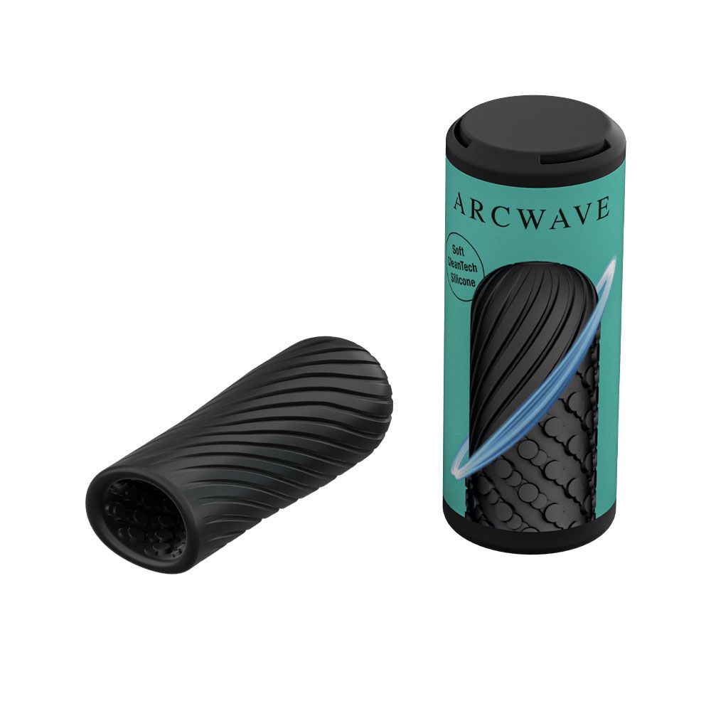 Arcwave Ghost Reversible Silicone Pocket Stroker in Black