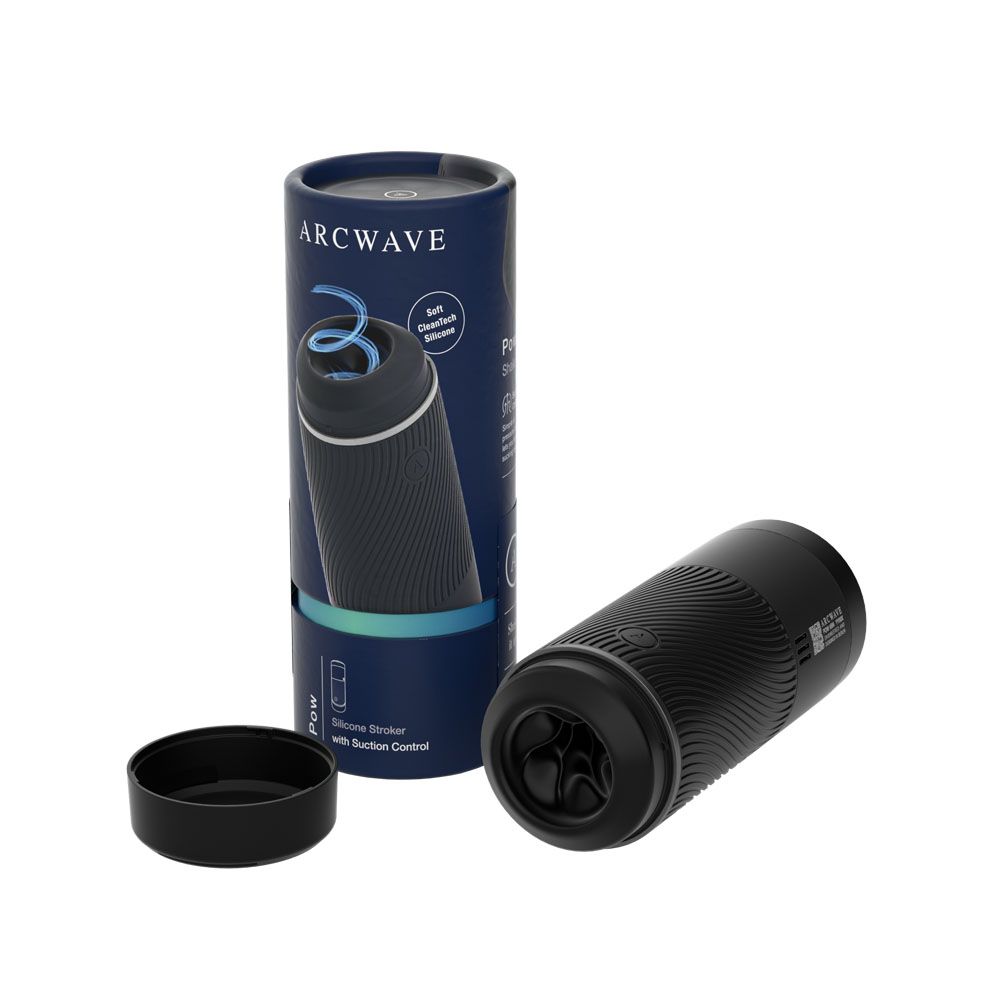 Arcwave Pow Suction Control Manual Stroker in Black