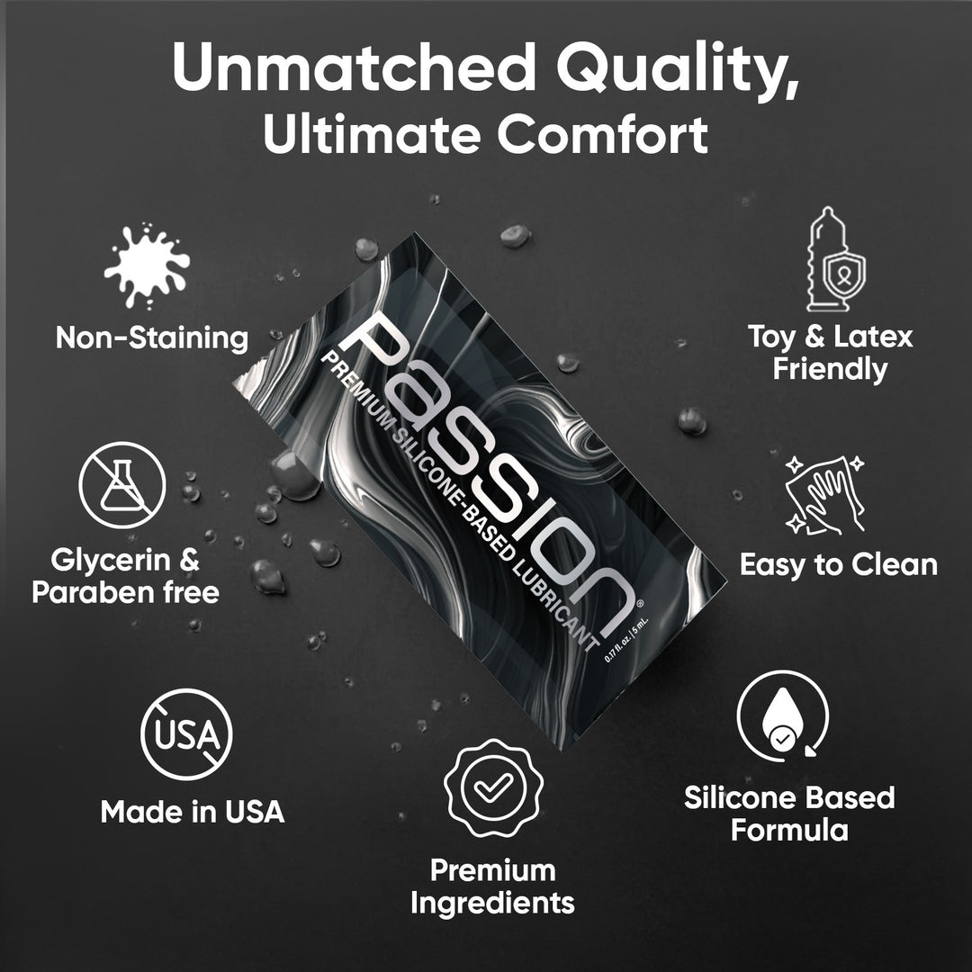 300-Pack Carton Case w/ Premium Silicone-Based Lubricant