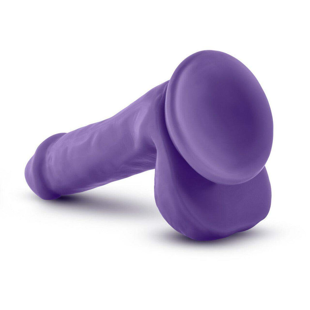 Au Naturel Bold Delight Realistic Dildo - 6 Inches in Purple 6 Inch