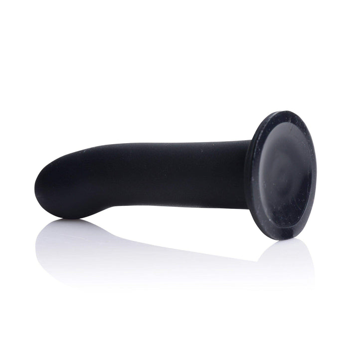 Silicone Strap-On Dildo in Black Large