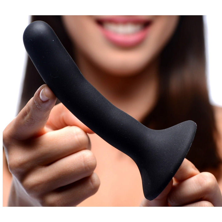 Silicone Strap-On Dildo in Black Small