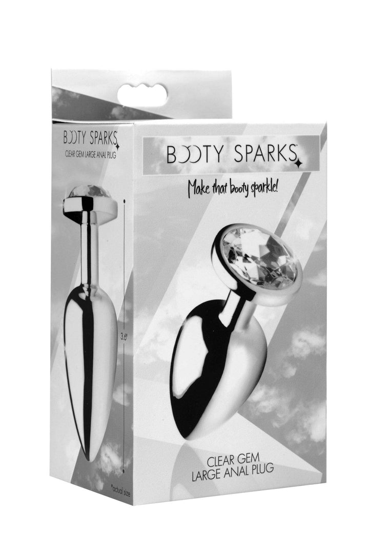 Gem Anal Plug in Clear Large