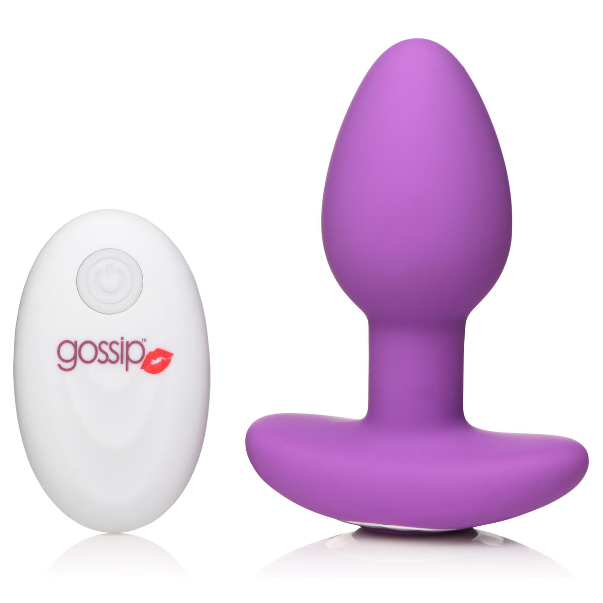 Pop Rocker 10X Vibrating Silicone Plug with Remote