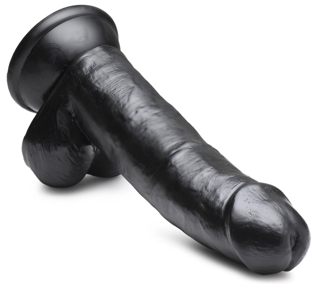 8 Inch Black Jock Realistic Dildo - Small Realistic Dildo - Lifelike Dildo