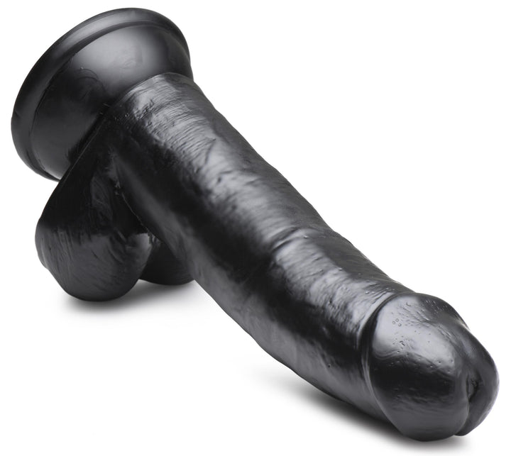 8 Inch Black Jock Realistic Dildo - Small Realistic Dildo - Lifelike Dildo